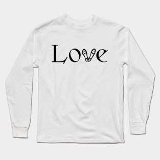 Love Clog BLK Long Sleeve T-Shirt